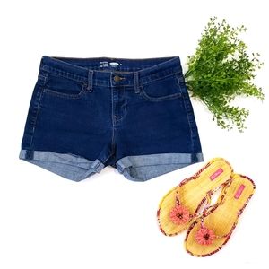 Old Navy Midrise Stretch Cuffed Jean Shorts